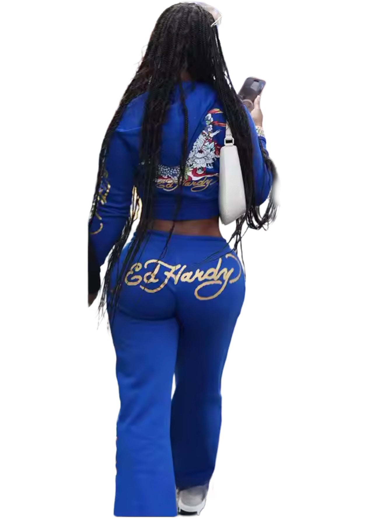 Trending Ed Hardy Matching Tracksuit Set
