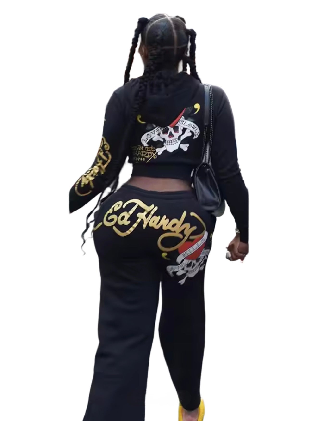 Trending Ed Hardy Matching Tracksuit Set