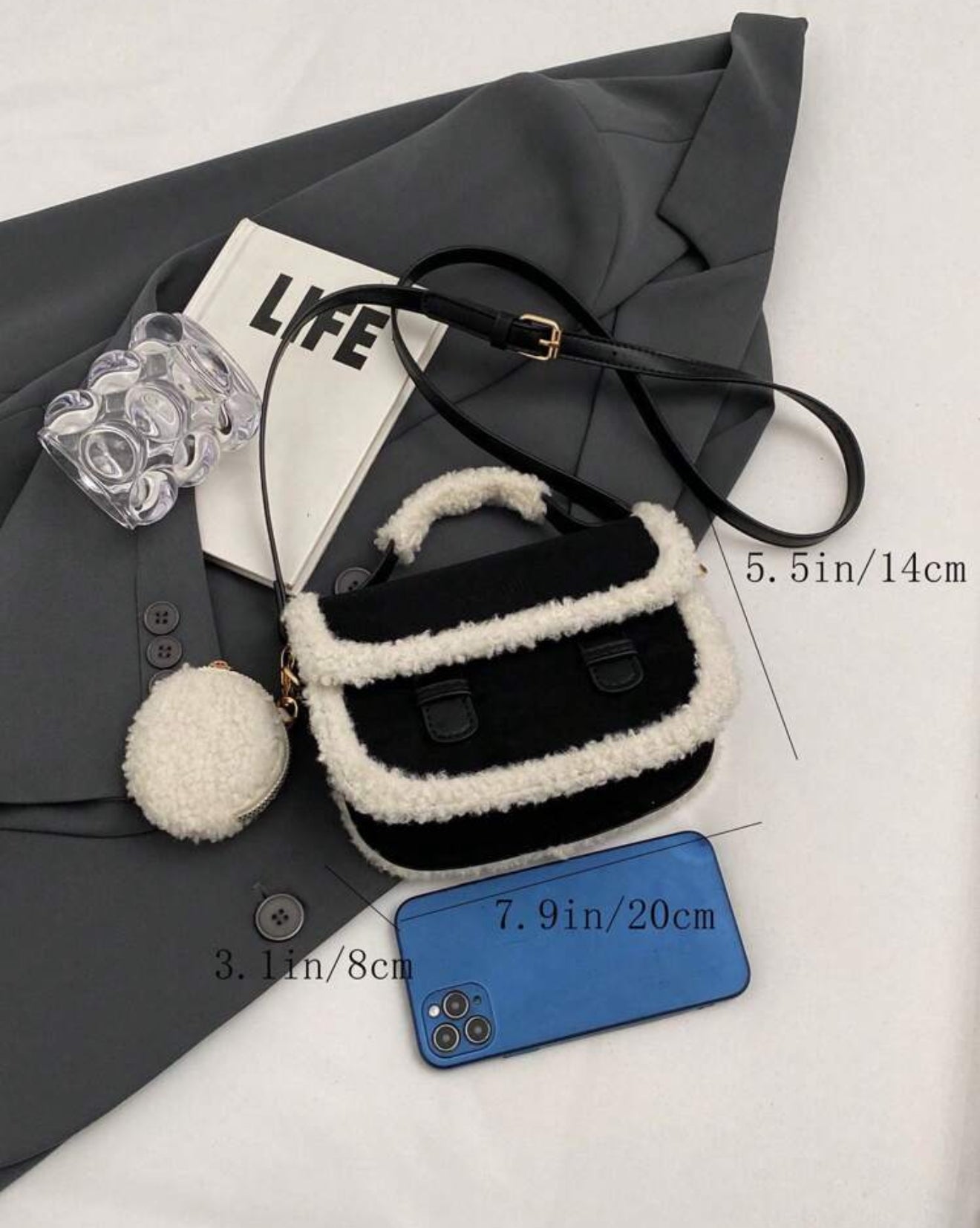 Retro Style Mini Tote Bag
