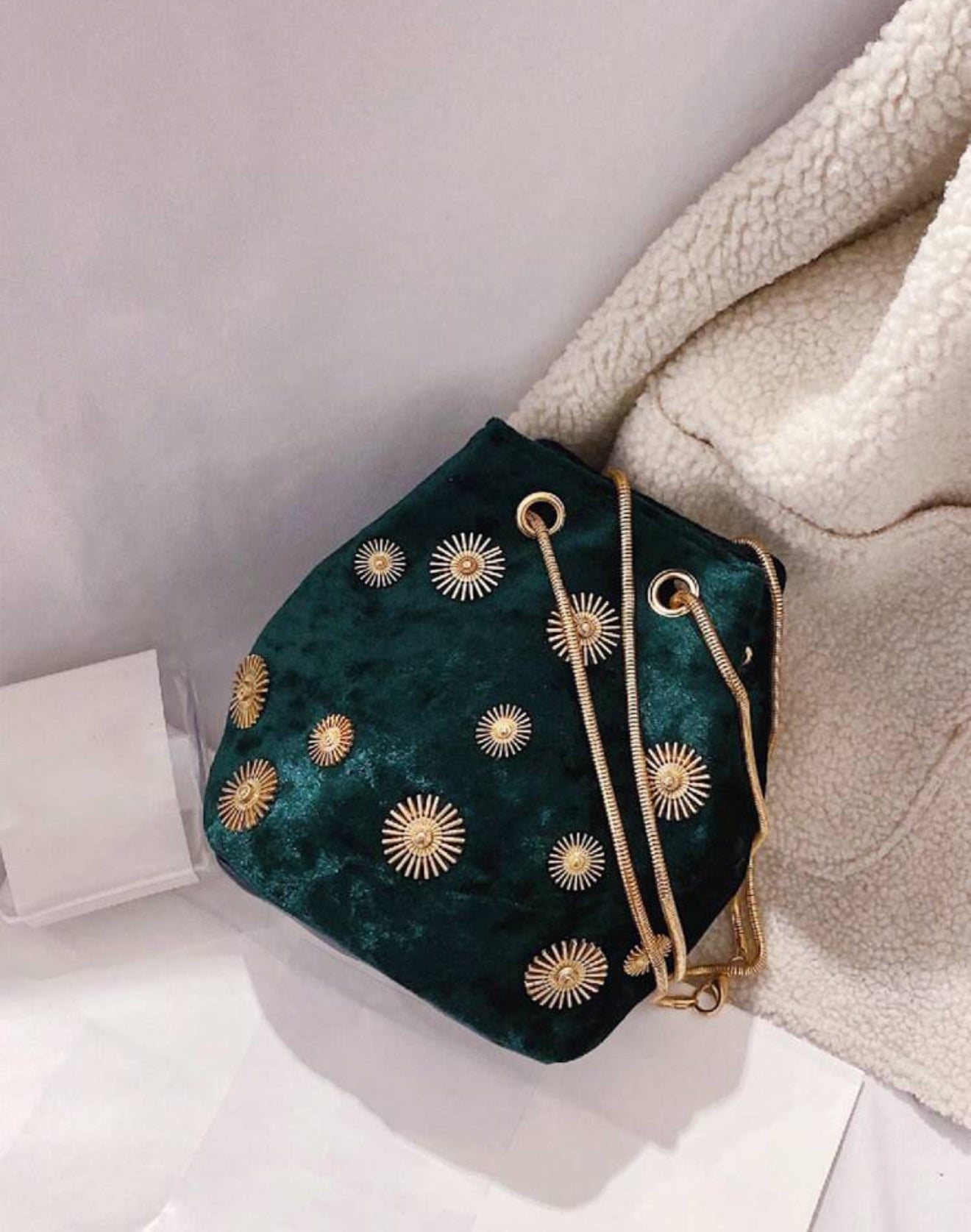 Glamorous Bucket Chain Handbag