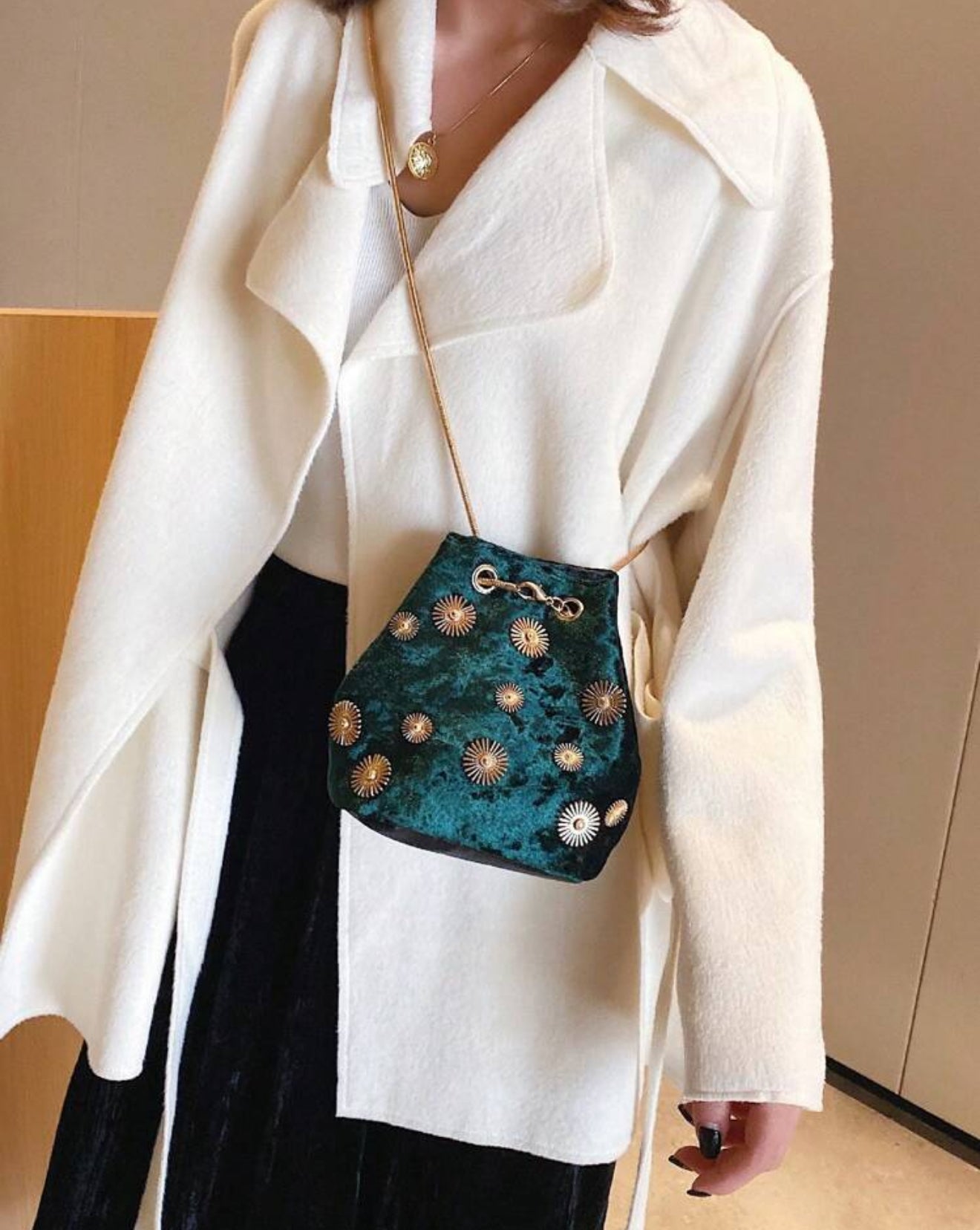 Glamorous Bucket Chain Handbag