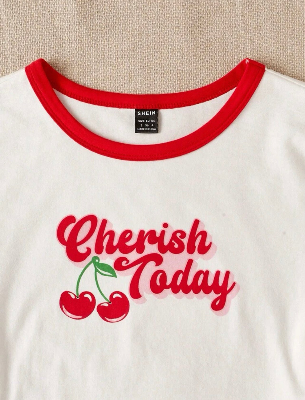Cherish Today Crop Tee