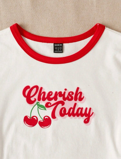 Cherish Today Crop Tee