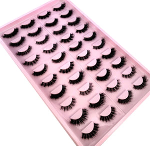 20 Pairs Mixed Lash Tray