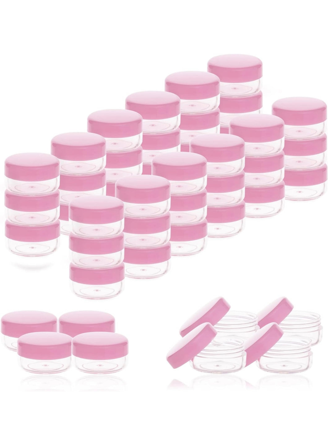 10Gram Cosmetic Containers 50pcs Sample Jars