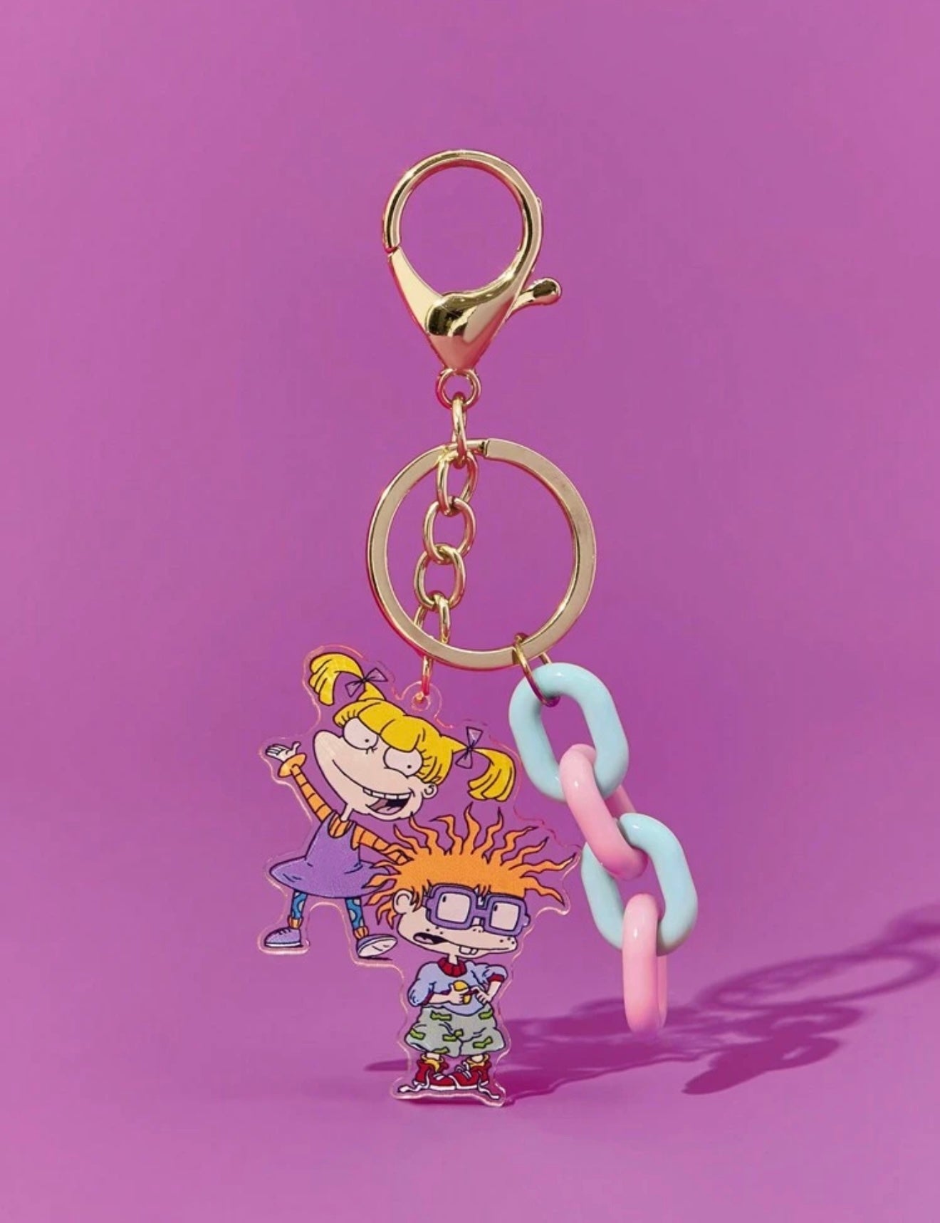 Nick 90s Cartoon Pendant Decoration Keychain For Bag Or Backpack