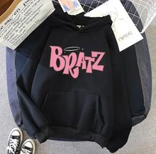 Load image into Gallery viewer, Bratz Letter Printed Over Sized Hooded Sweatshirt
