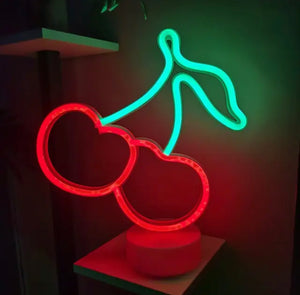 Cherry Neon Lamp LED Sign