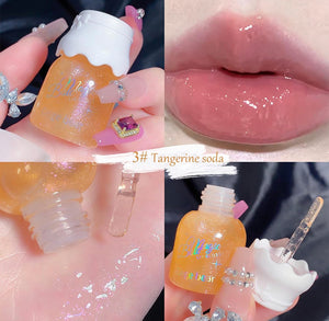 Shimmer Lip Gloss Hydrating Lip Glow Oil