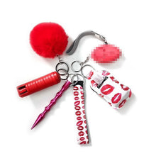 Load image into Gallery viewer, Red Self Defense Keychain

