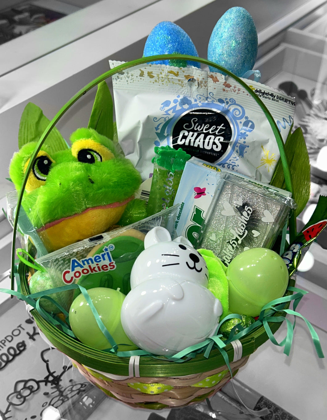 Green Easter Lash Basket